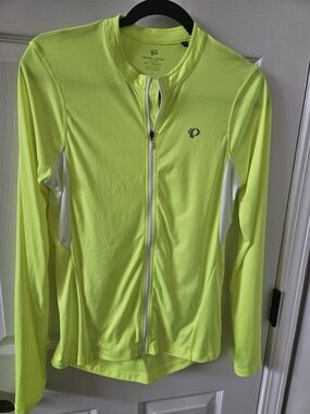 Pearl Izumi SELECT Pursuit Long Sleeve Cycling Jersey - Women's Large - High Viz